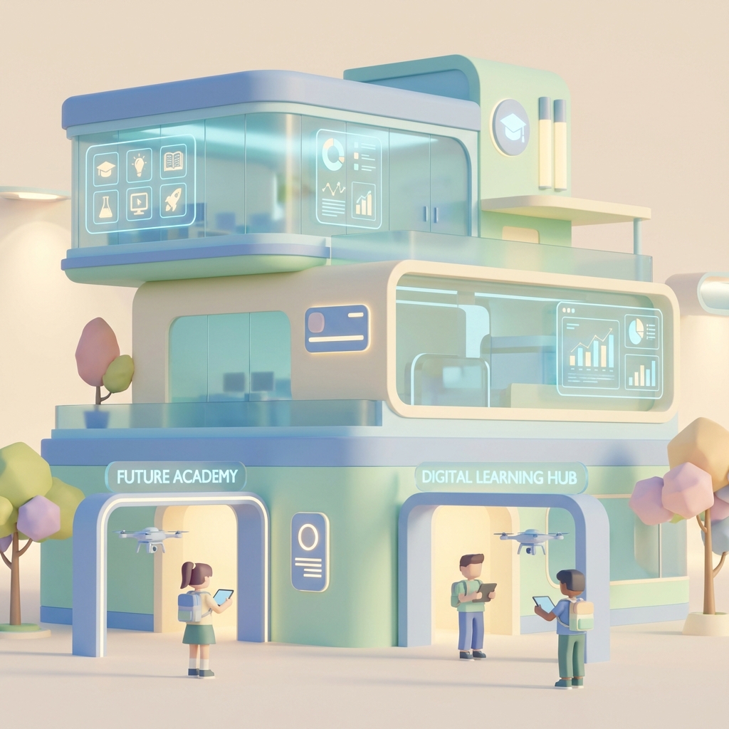 School Hero Illustration